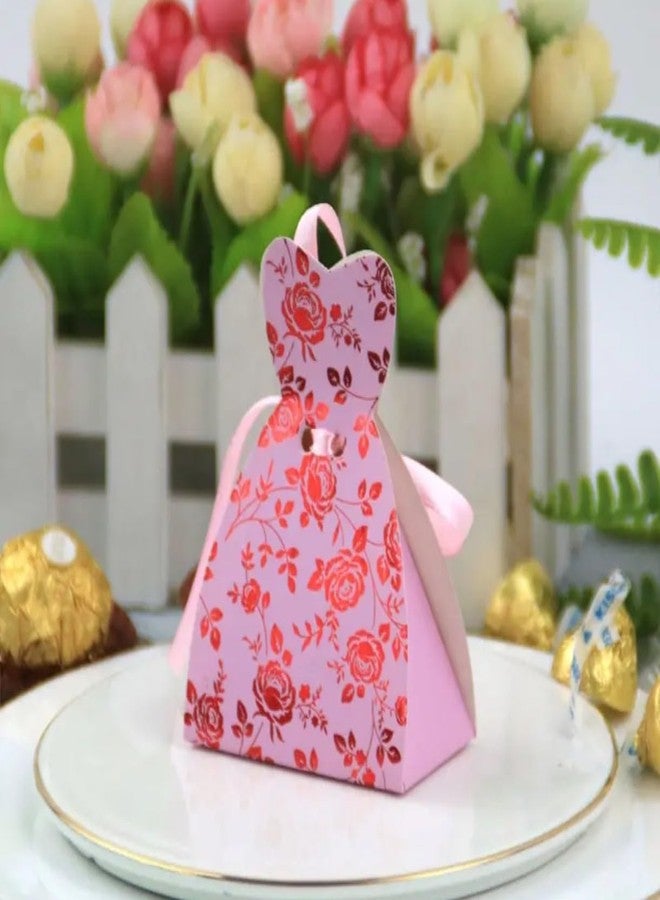 VRB Dec مجموعة VRB لعشرة علب هدايا صغيرة للتغليف/علب هدايا للهدايا، هدايا تذكارية، شوكولاتة، فواكه مجففة، هدايا زفاف ومناسبات دينية. (علبة شوكولاتة للعروس مكونة من 20 قطعة (10 قطع للعروس و10 قطع للعريس)) - Image 4